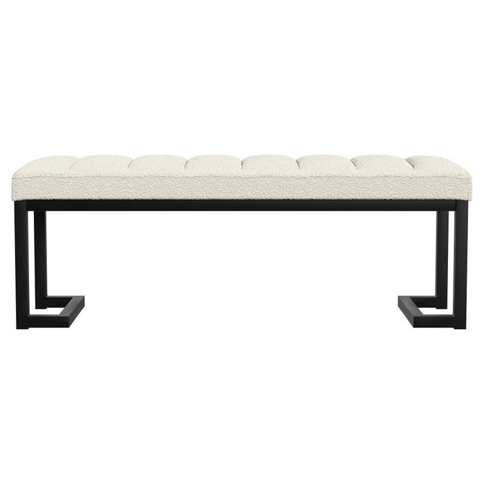 Mesa - Boucle Upholstered Tufted Accent Bench