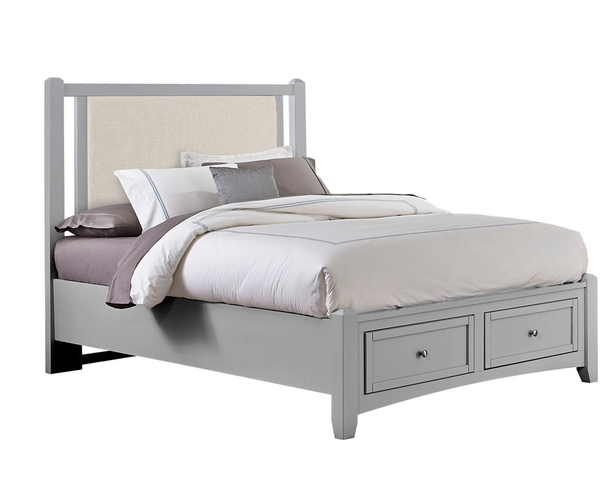 Bonanza - Linen Upholstered Bed With Storage Footboard