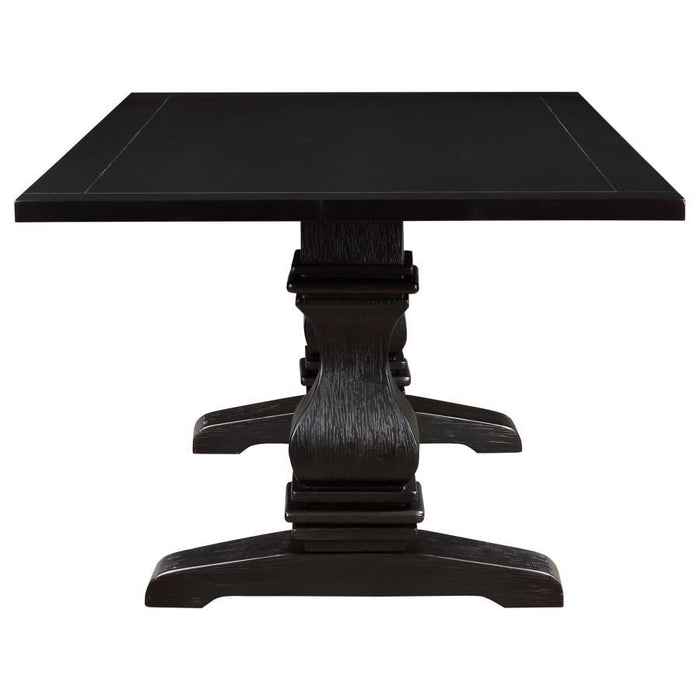 Parkins - Rectangular Dining Table - Rustic Espresso