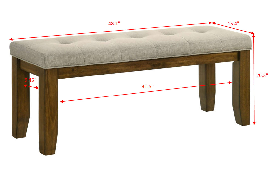 Hollister - Bench - Brown / Gray