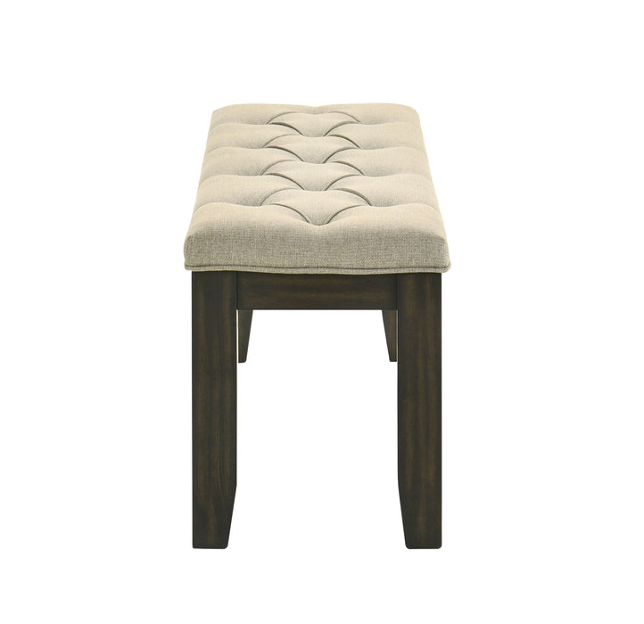 Herbert - Bench - Espresso / Beige