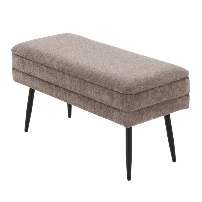 Neapolitan - Storage Bench - Black Metal