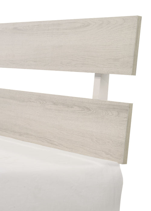 Atticus - Queen Platform Bed In One Box - White