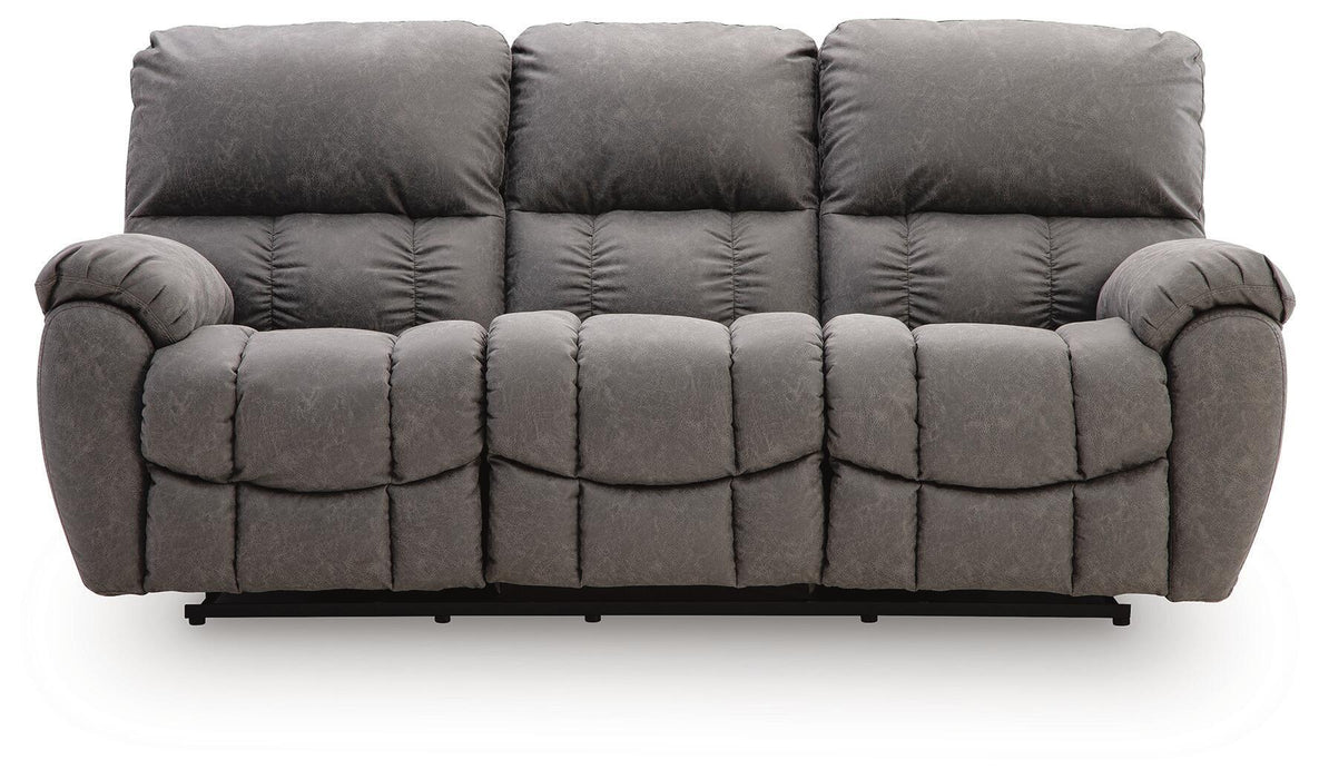 Bakerstein - Power Recline Sofa With Adjustable Headrest - Galaxy