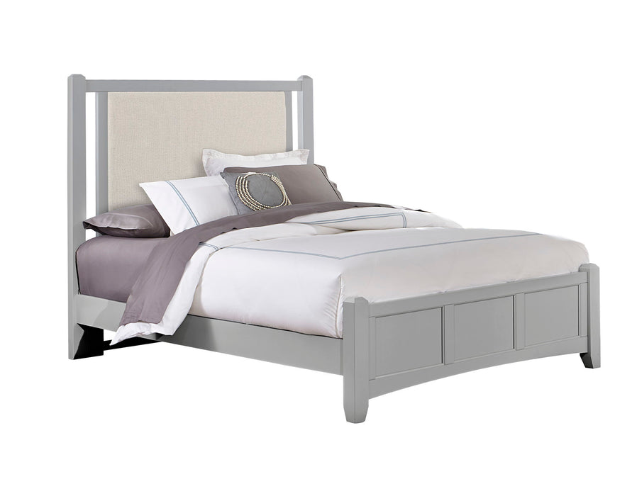 Bonanza - Linen Upholstered Bed With Mansion Footboard