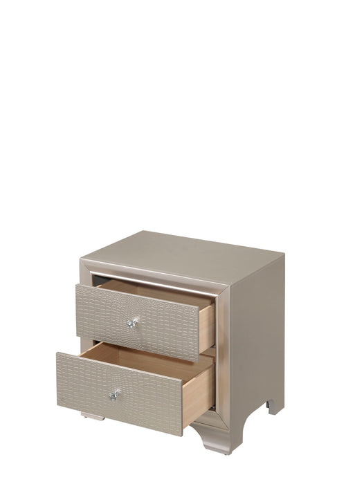 Lyssa - Nightstand - Champagne