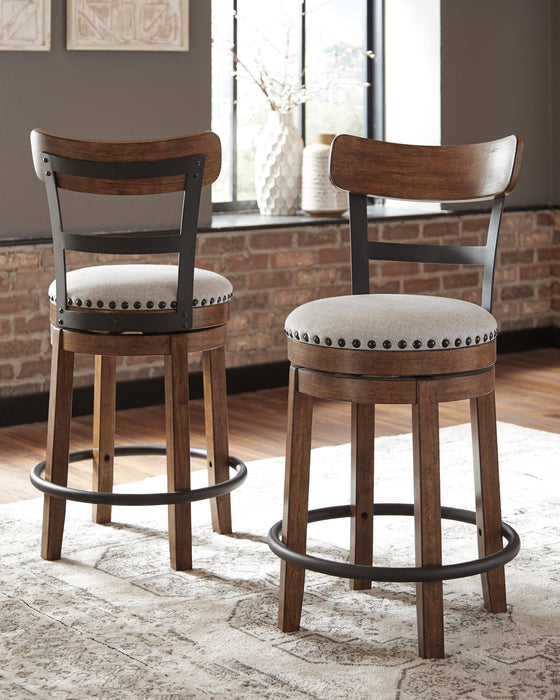 Valebeck - Full Back Swivel Stool