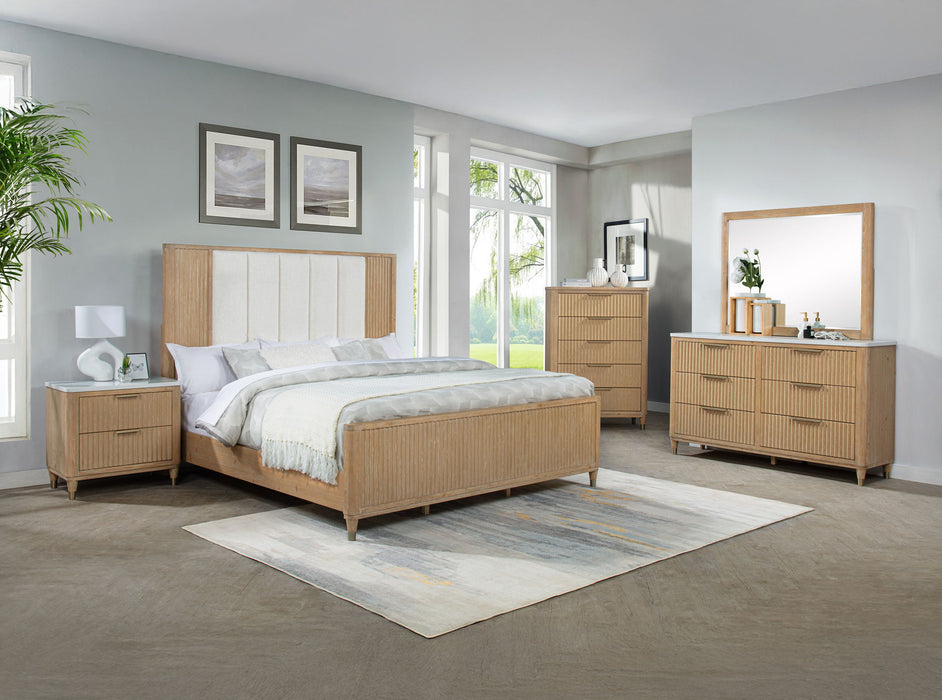 Kara - Nightstand - Cerused Natural