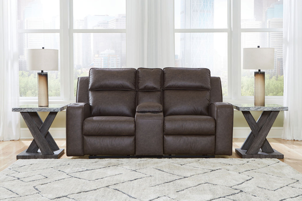 Lavenhorne - Double Reclining Loveseat With Console
