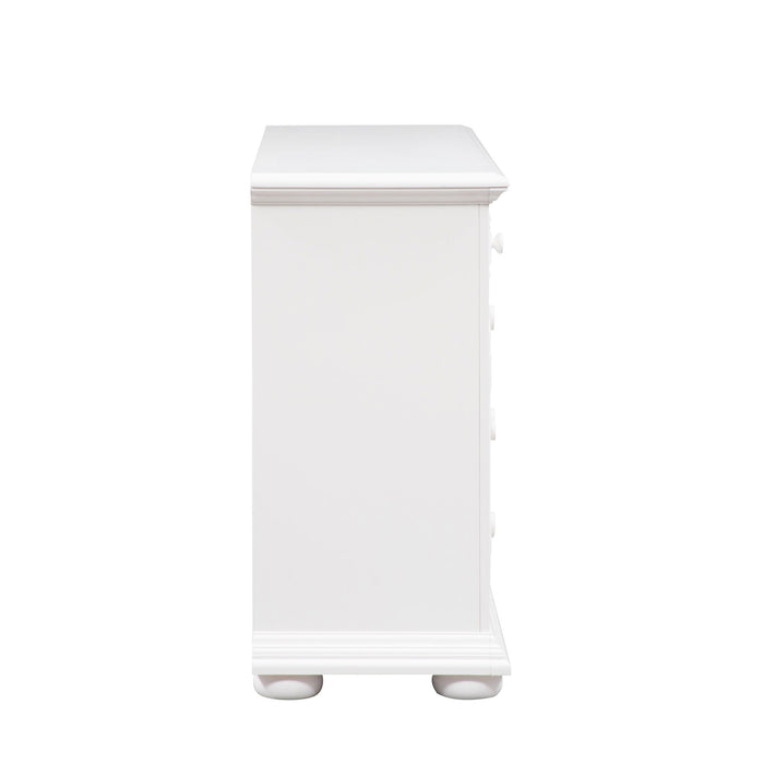 Summer House - 2 Door 5 Drawer Dresser - Oyster White