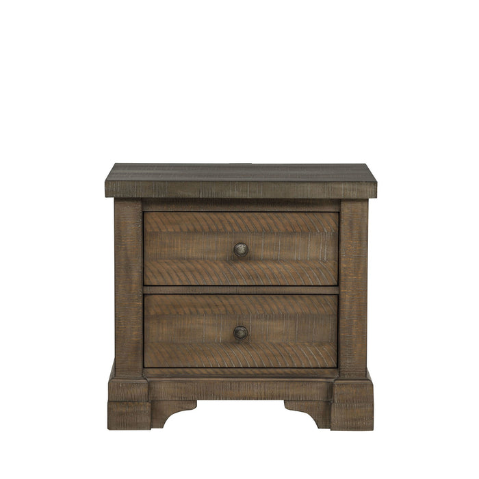 Augusta - Two Drawer Nightstand With USB Port