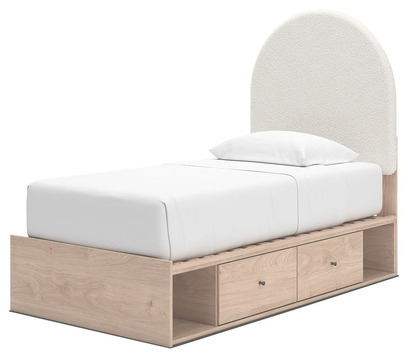 Arloster - Upholstered Panel Bed