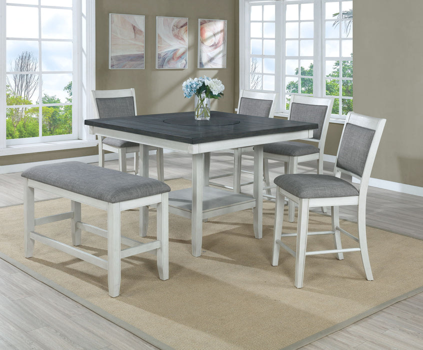Fulton - Counter Height Table - Chalk White