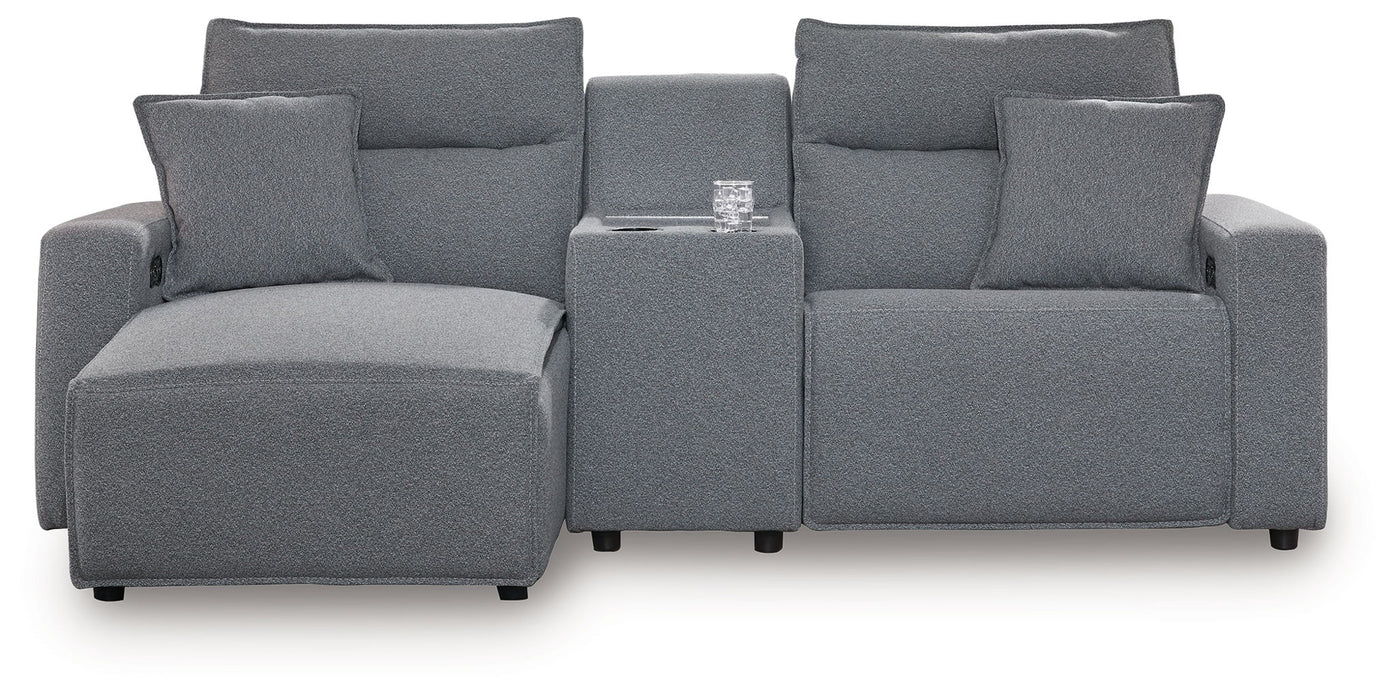Modmax II - Reclining Sectional - Salt And Pepper