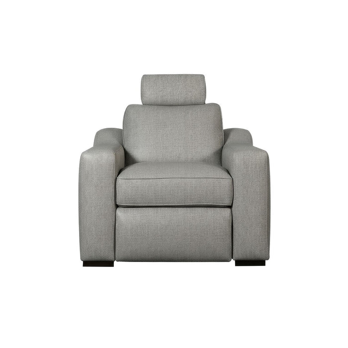 Archer - Loveseat With Power Footrest & ZW - Gray