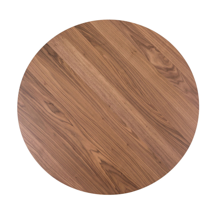 Space Savers - Round Pedestal Table - Walnut