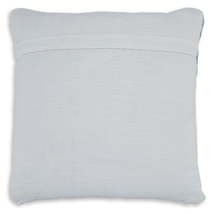 Seanow Next-Gen Nuvella - Indoor/Outdoor Pillow (Set of 4) - Green / Turquoise / White