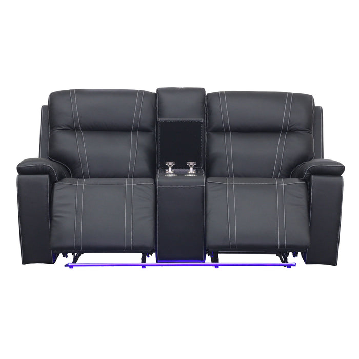Hartley - Reclining Console Loveseat