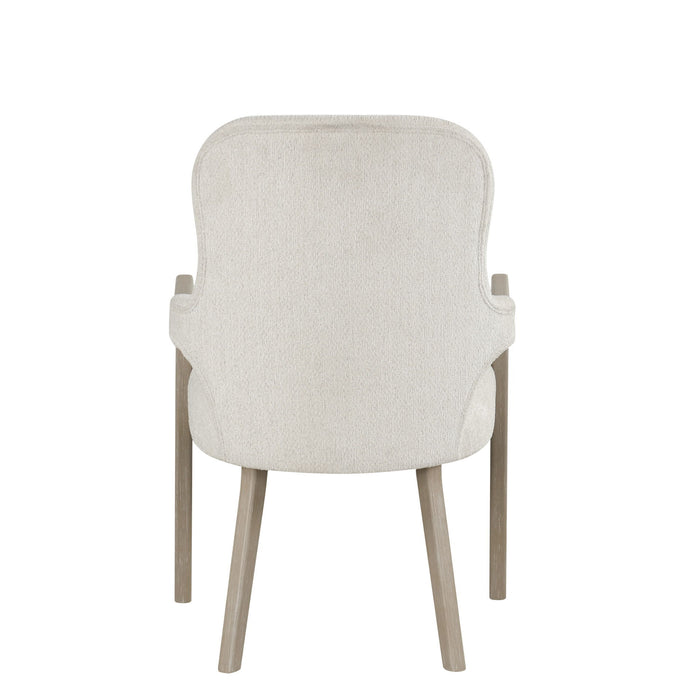 Gwendolyn - Upholstered Arm Chair (Set of 2) - Cerused Taupe