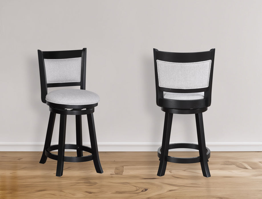Cecil - Swivel Pub Stool (Set of 2) - Dove