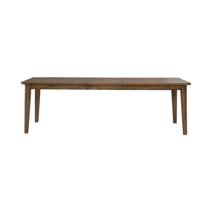 Carolina Park - Rectangular Leg Table - Amber Brown