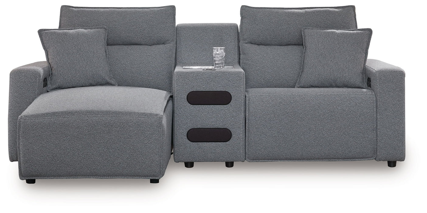 Modmax II - Reclining Sectional - Salt And Pepper