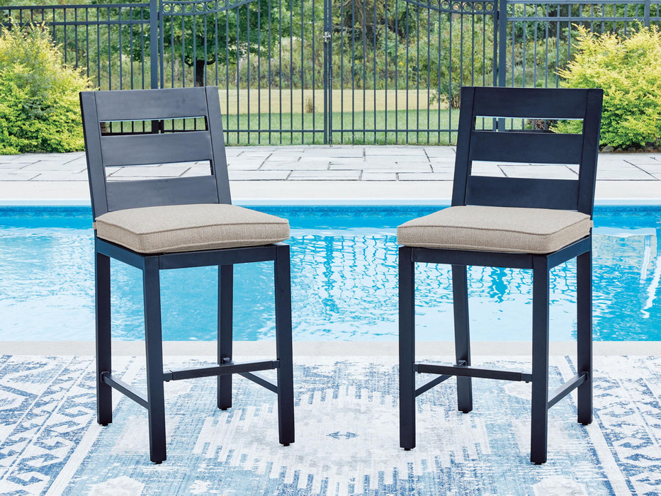 East Beach - Barstool (Set of 2) - Blue