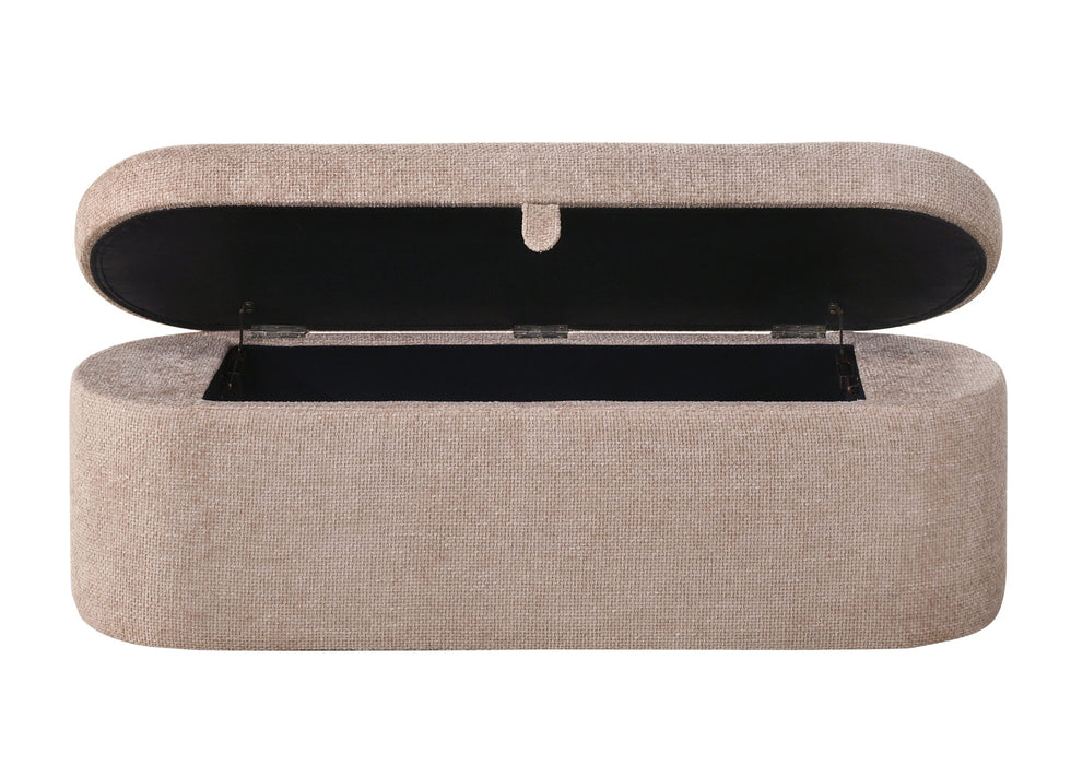 Philipa - Storage Bench - Mauve Tweed