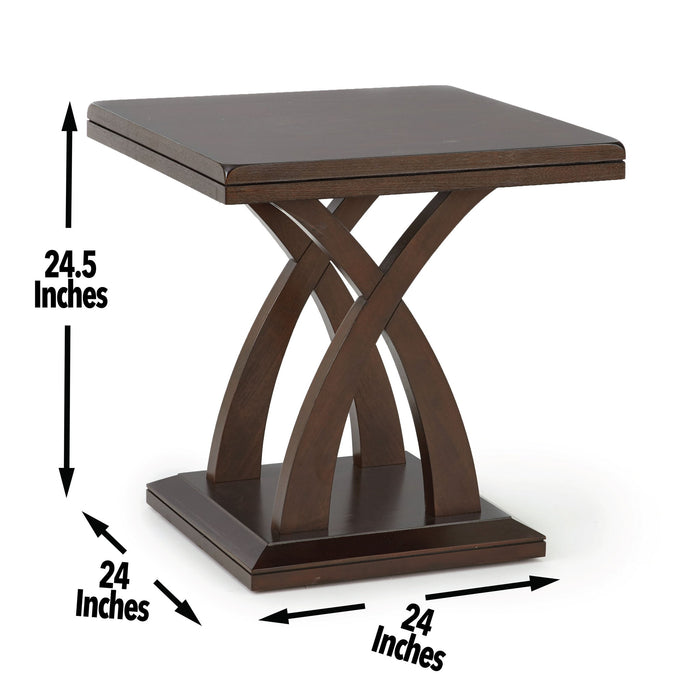 Jocelyn - 3 Piece Table Set - Brown