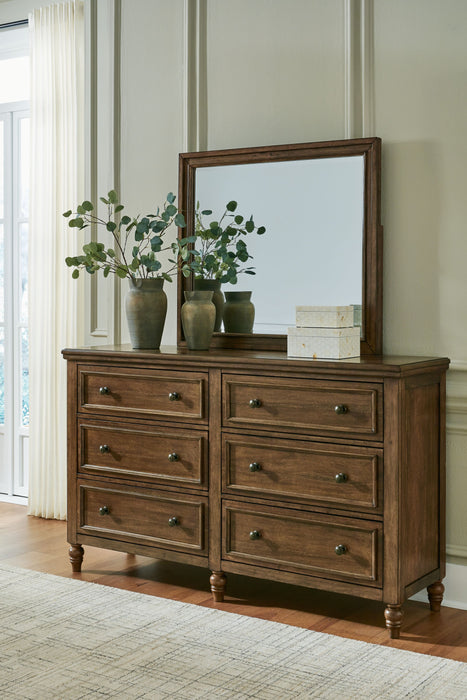 Sturlayne - Dresser And Mirror - Brown