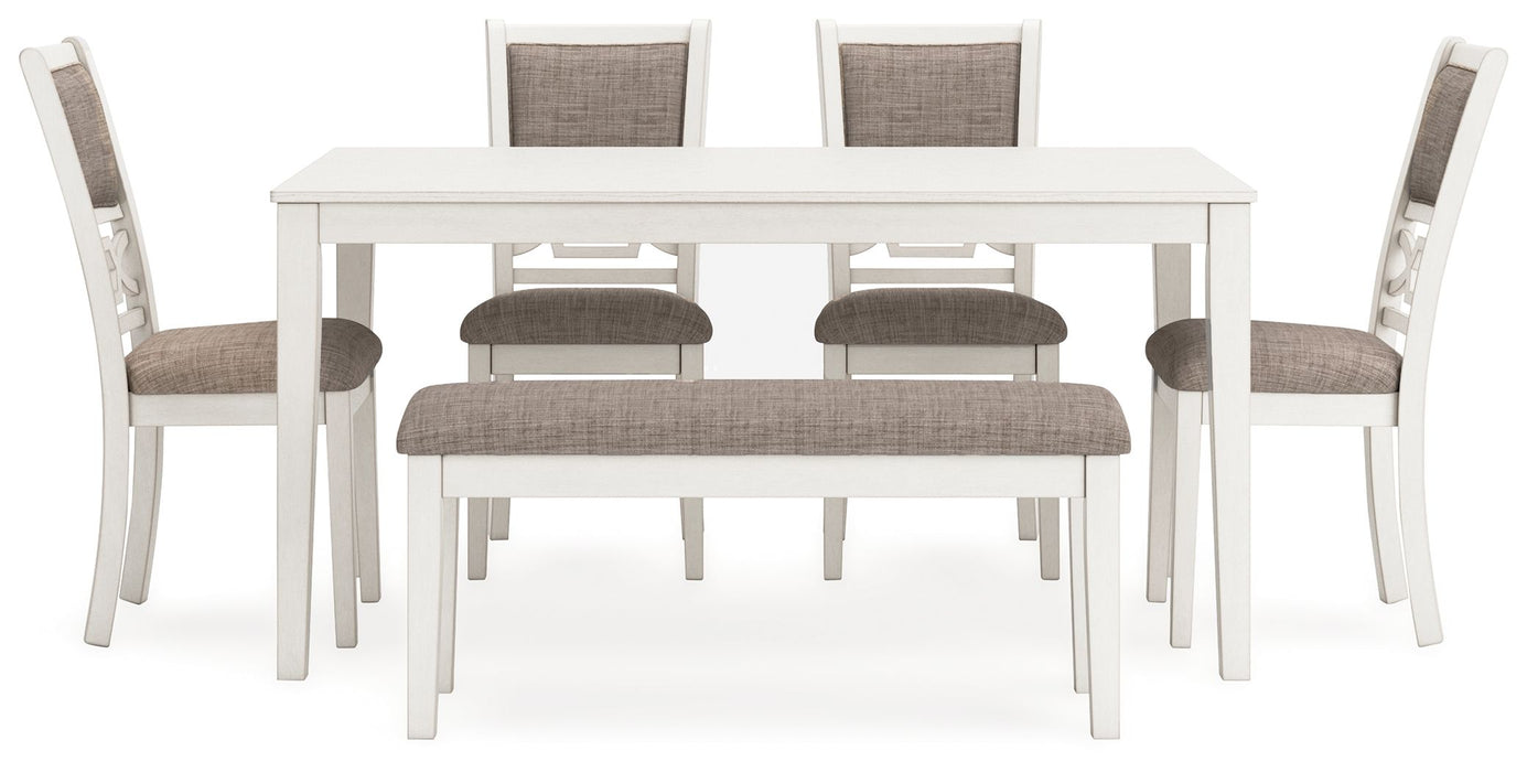Erinberg - Dining Room Table Set (Set of 6) - Antique White