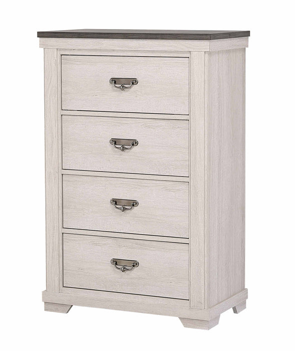 Leighton - Chest - White