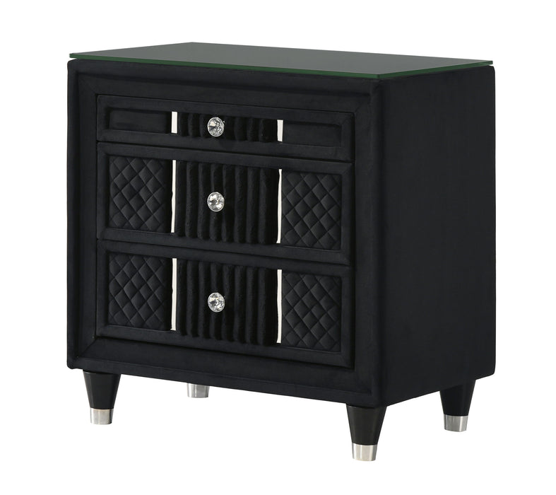 Armany - Nightstand - Black