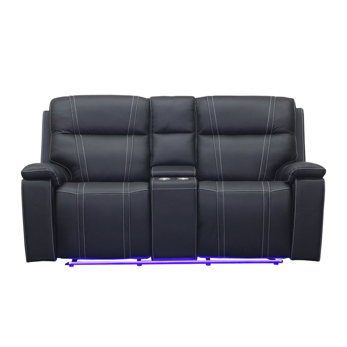 Hartley - Reclining Console Loveseat