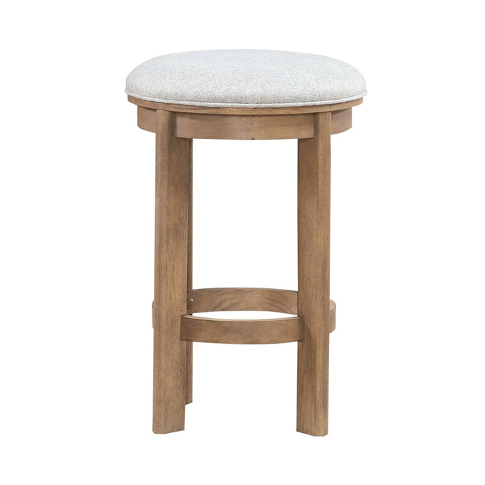 Ballentine - Upholstered Console Stool - Weathered Bronze