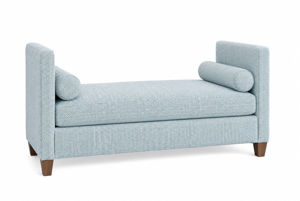 Tide & Timber - Upholstered Daybed - Ocean Blue / White Maple