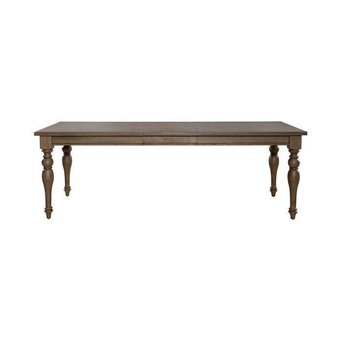Americana Farmhouse - Wood Rectangular Leg Table - Dusty Taupe
