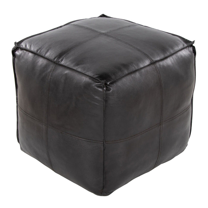 Cobbler - Pouf - Black Leather