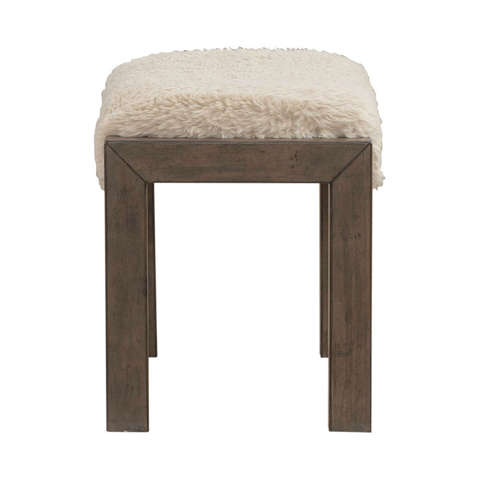 Broadmore - Upholstered Console Stool - Brown