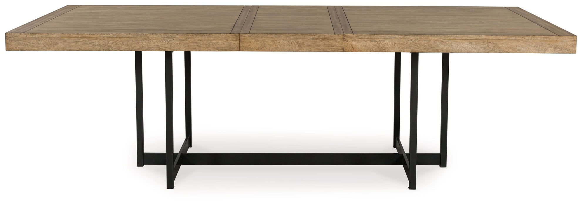 Tomtyn - Rectangular Dining Room Extension Table - Light Brown