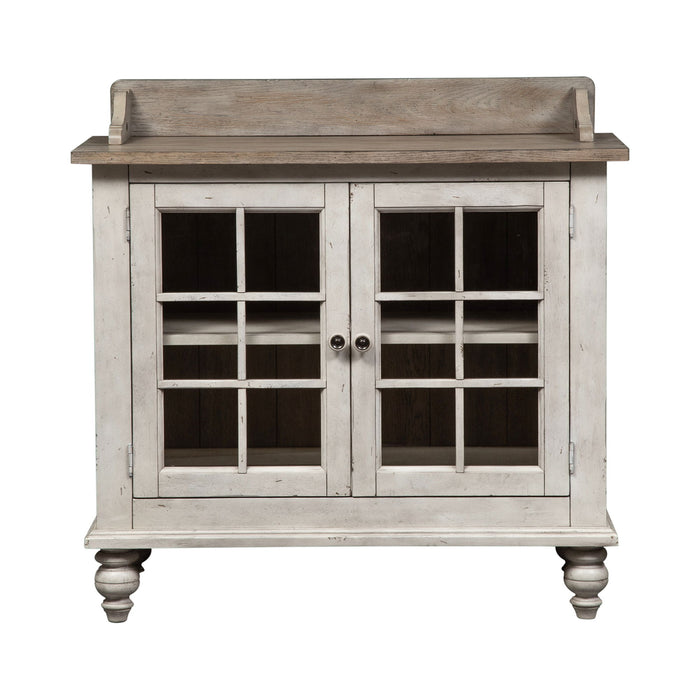 Whitney - Server - Antique Linen / Weathered Gray