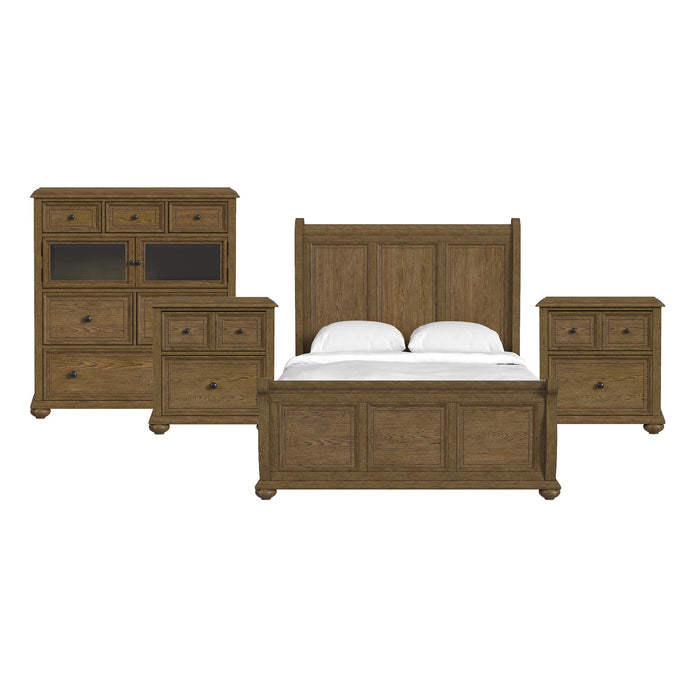 Heritage - Sleigh Bedroom Set - Black