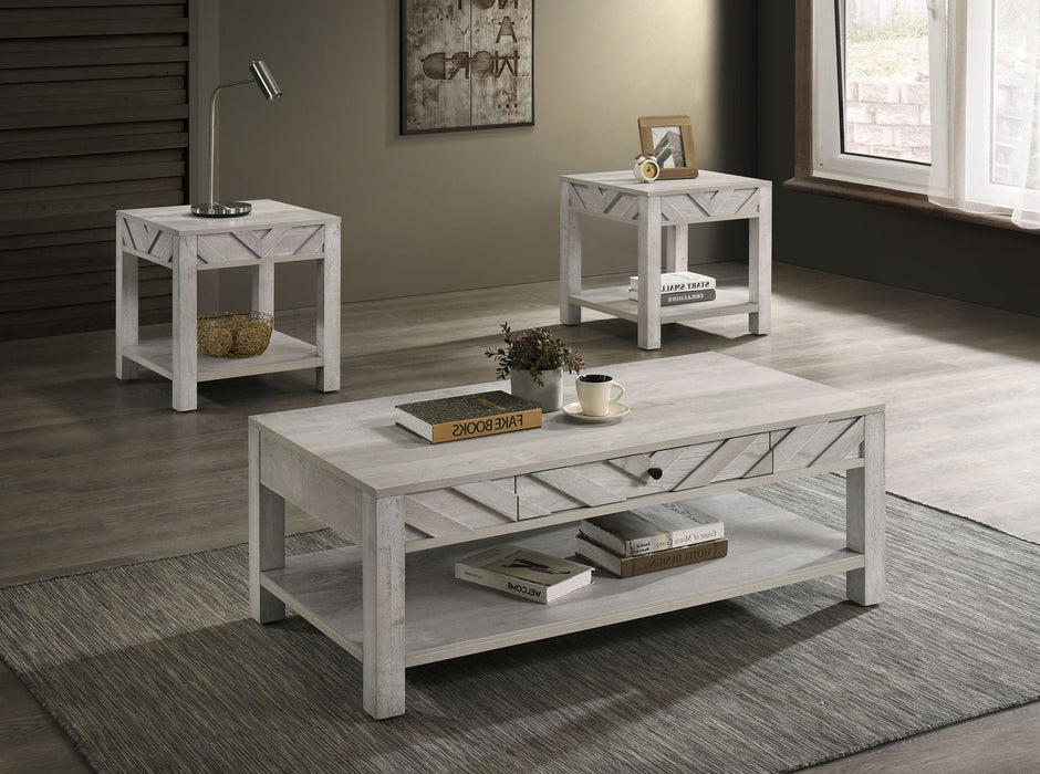 Valor - 3 Piece Cocktail Set - Antique White