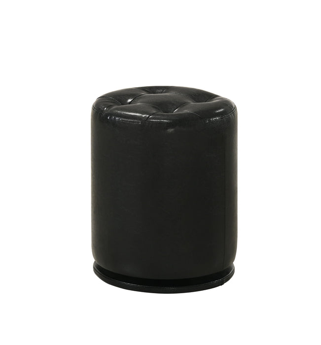 Morgan - Round Swivel Stool - Black
