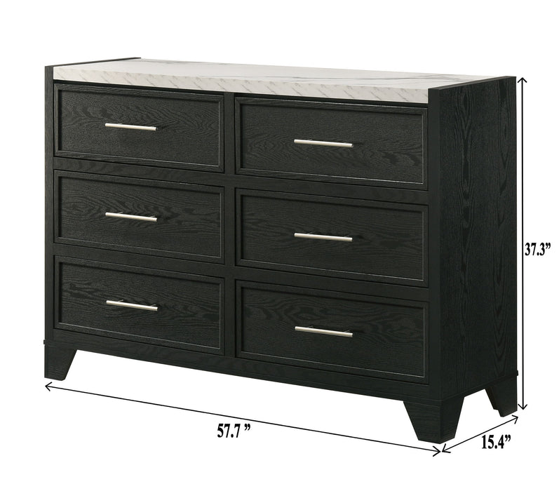 Lamar - Dresser - Black