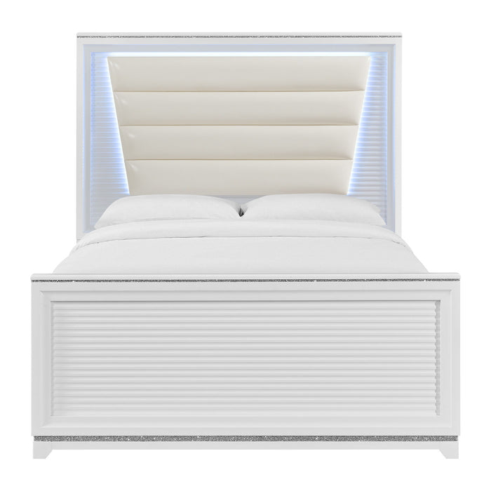 Denmark - Upholstered Bed With LED