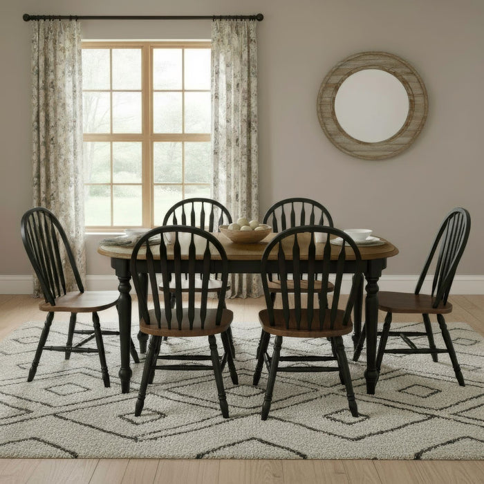 Carolina Crossing - Dining Room Leg Table Set