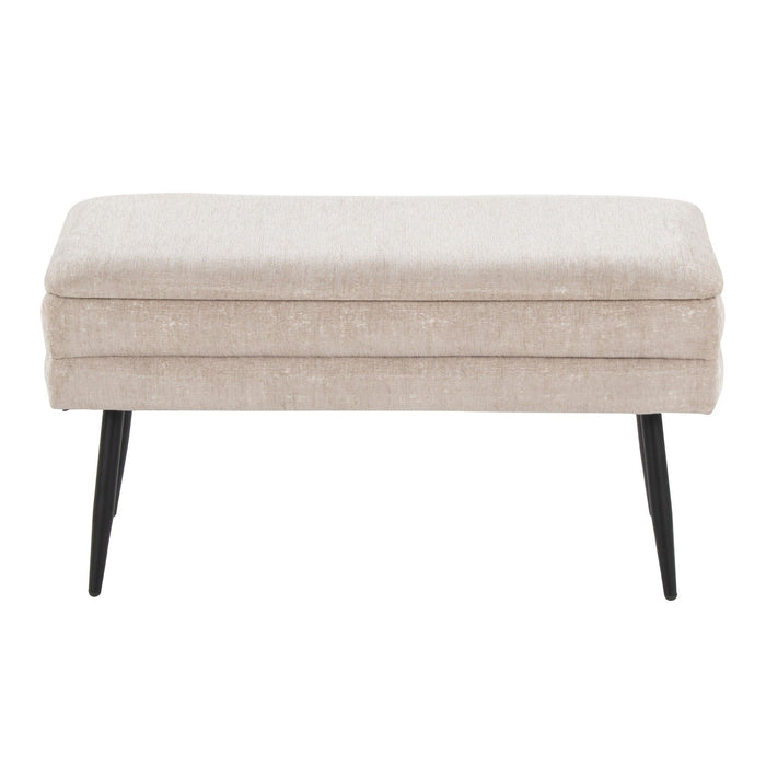 Neapolitan - Storage Bench - Black Metal