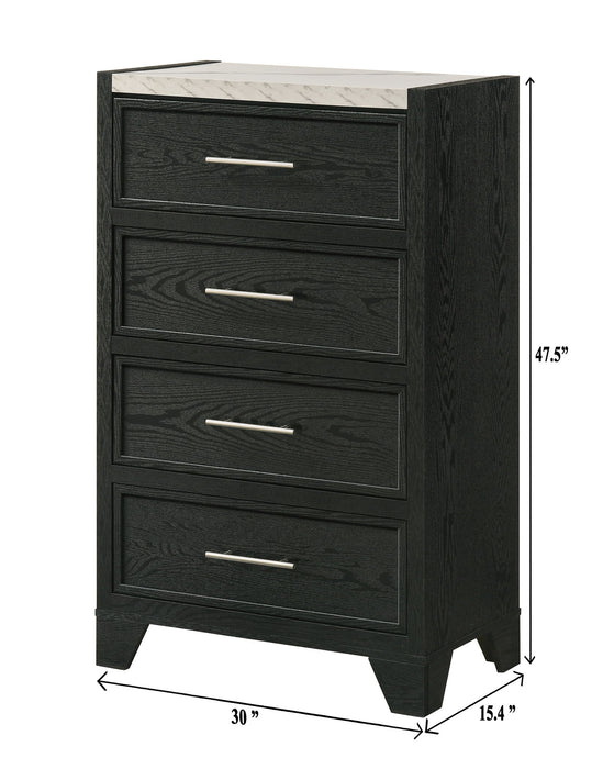 Lamar - Chest - Black