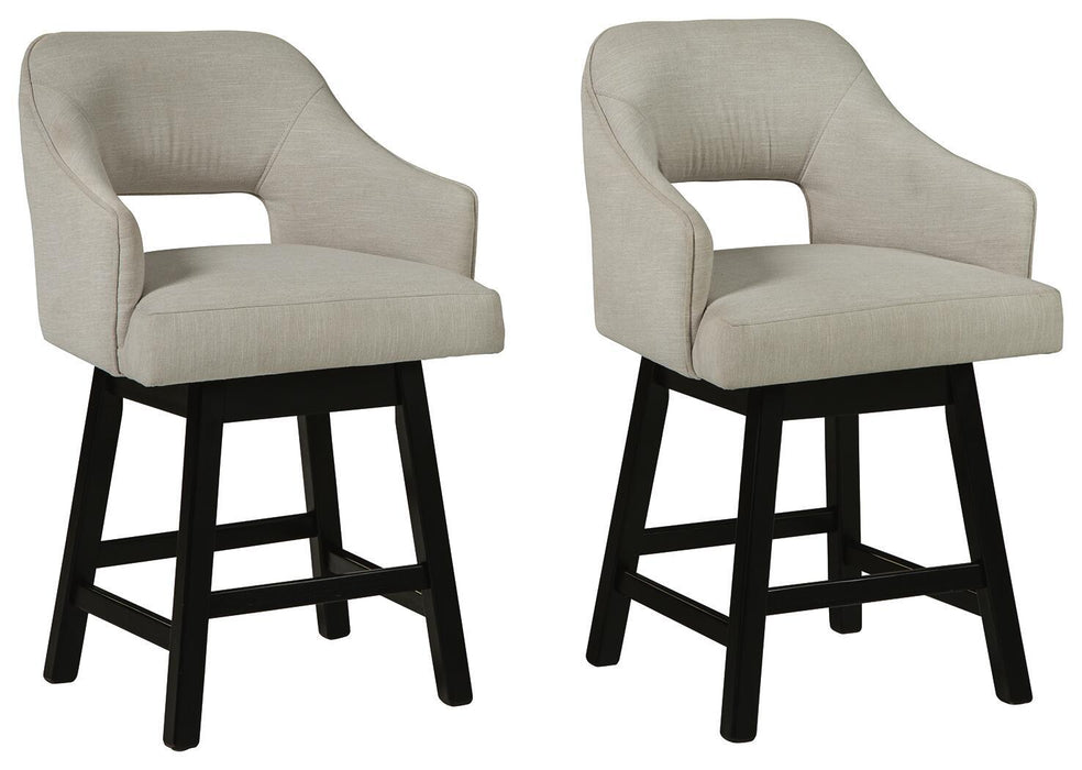 Tallenger - Upholstered Swivel Barstool (Set of 2)